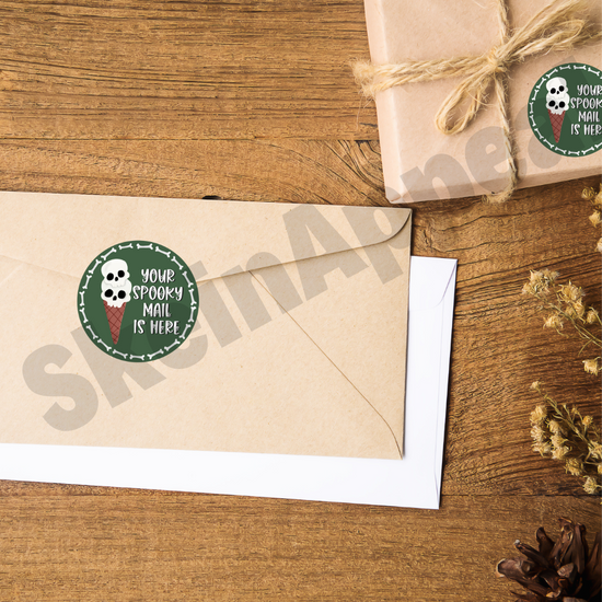 Spooky Mail .PNG Download//Digital Download Graphic - SkeinAppeal