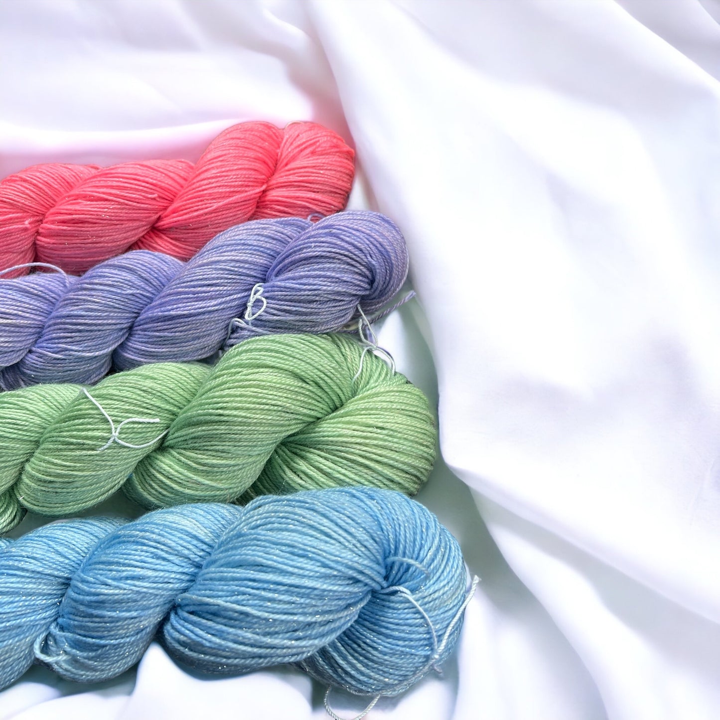 Misfit Skeins- Sock Yarn 84/16 Superwash Merino/ Sparkling Nylon - SkeinAppeal