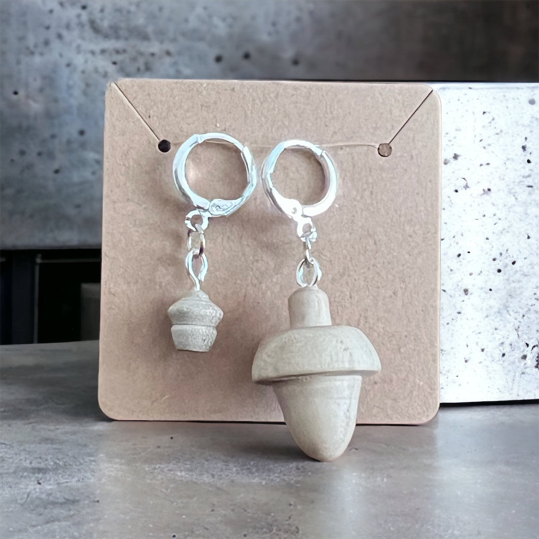 Set of 2 Wooden Hand-turned progress keepers/stitch markers - SkeinAppeal