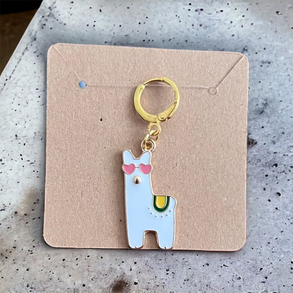 Single Alpaca Progress Keepers/Stitch Markers