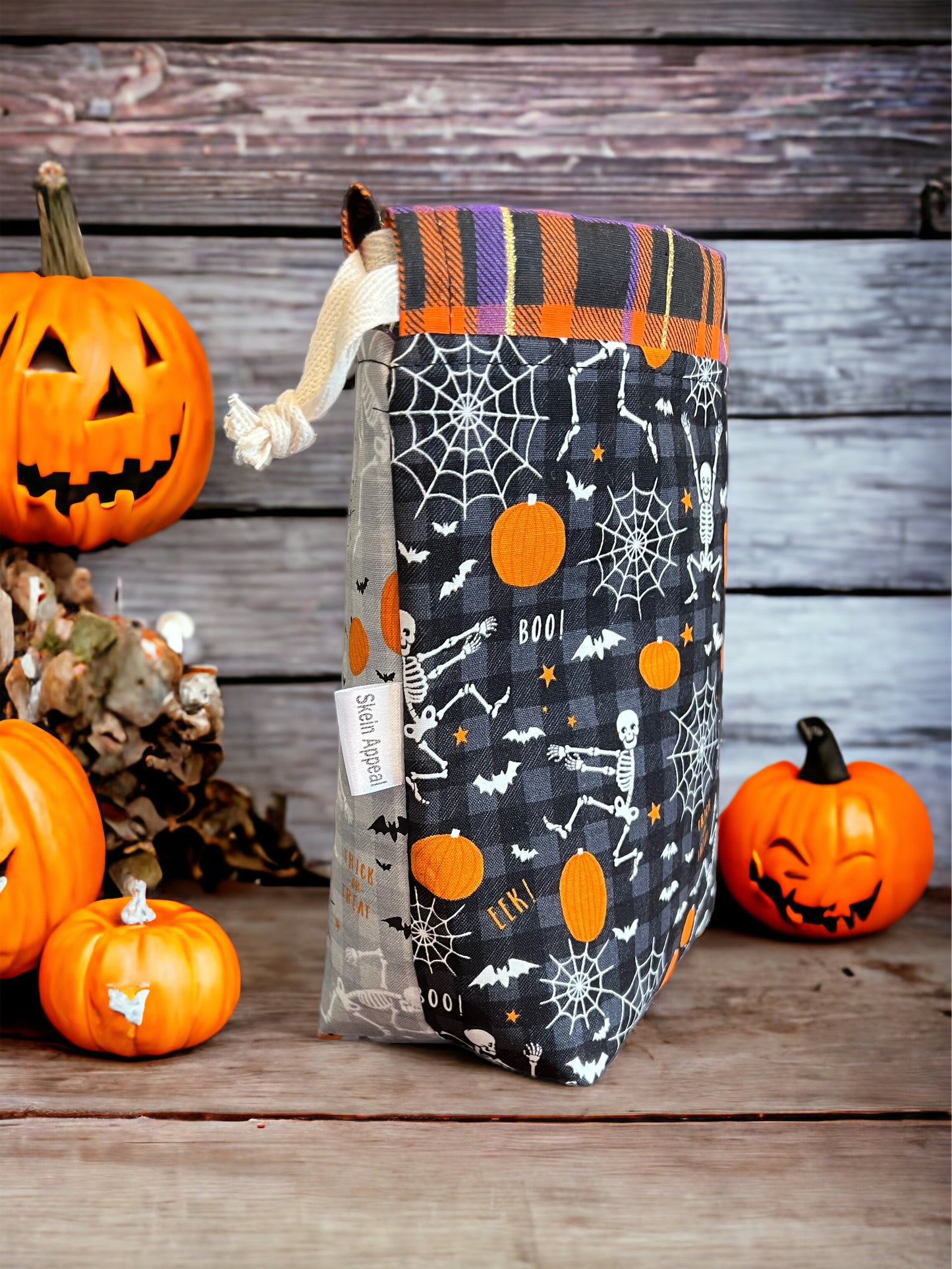 Small/ Sock Sized Drawstring Project Bag
