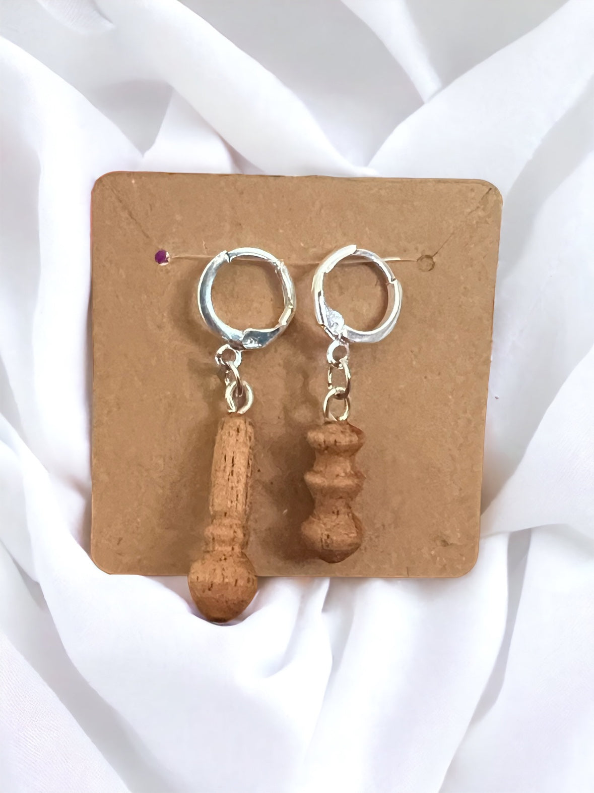 Set of 2 Wooden Hand-turned progress keepers/stitch markers - SkeinAppeal
