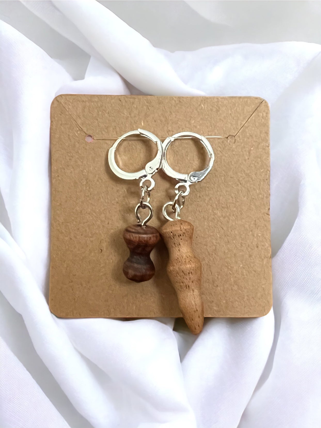 Set of 2 Wooden Hand-turned progress keepers/stitch markers - SkeinAppeal