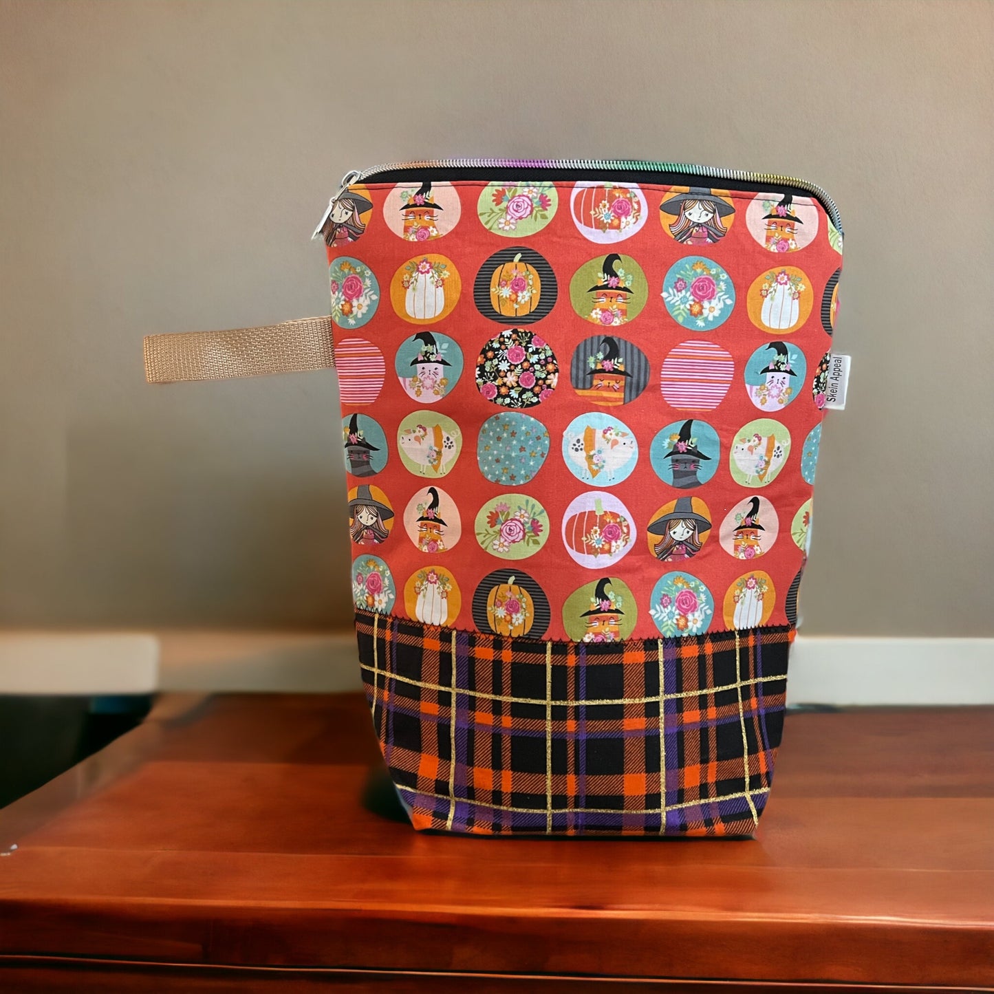Large size Project Bag- Spooky Friends