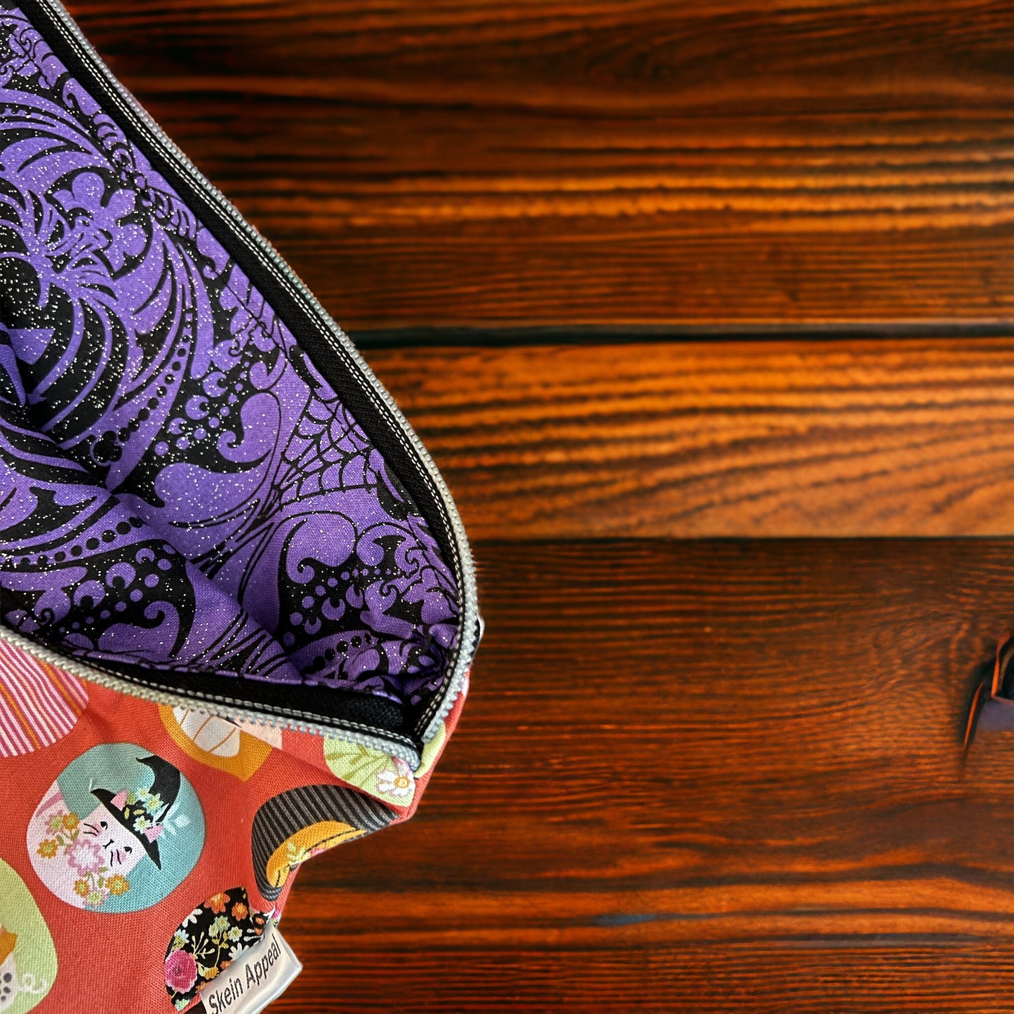 Large size Project Bag- Spooky Friends