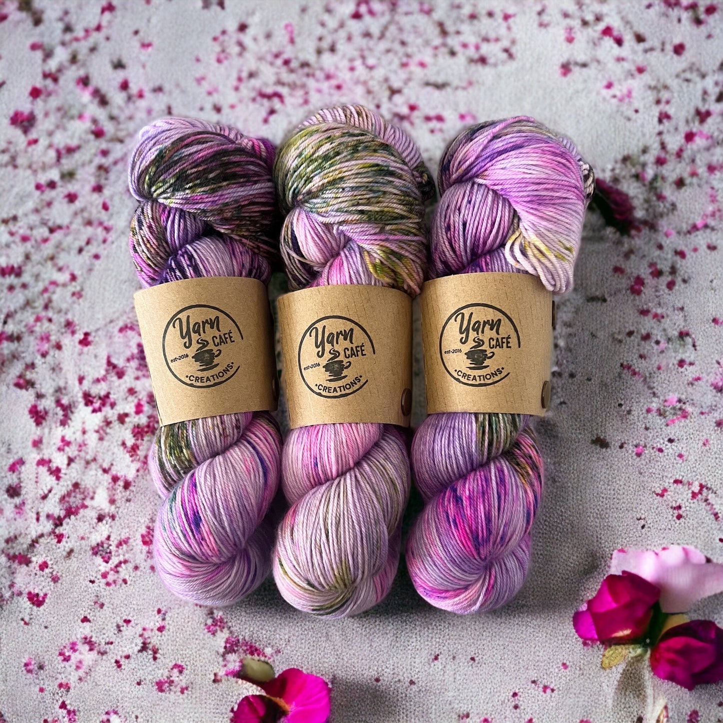 Yarn Cafe Creations- Biscotti Sock- Varigated - SkeinAppeal