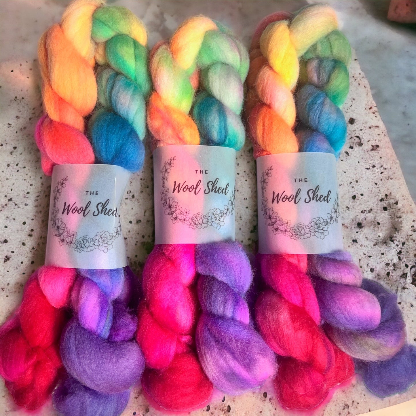 Superwash Merino Fibre Braid-The Woolshed Shop - SkeinAppeal