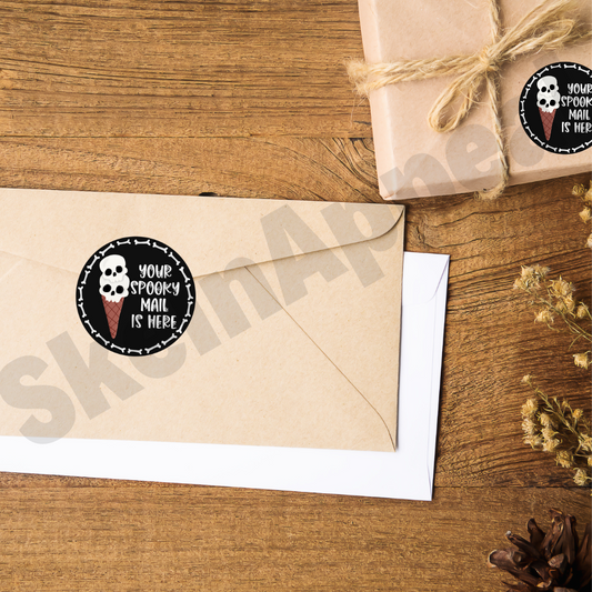 Spooky Mail .PNG Download//Digital Download Graphic - SkeinAppeal