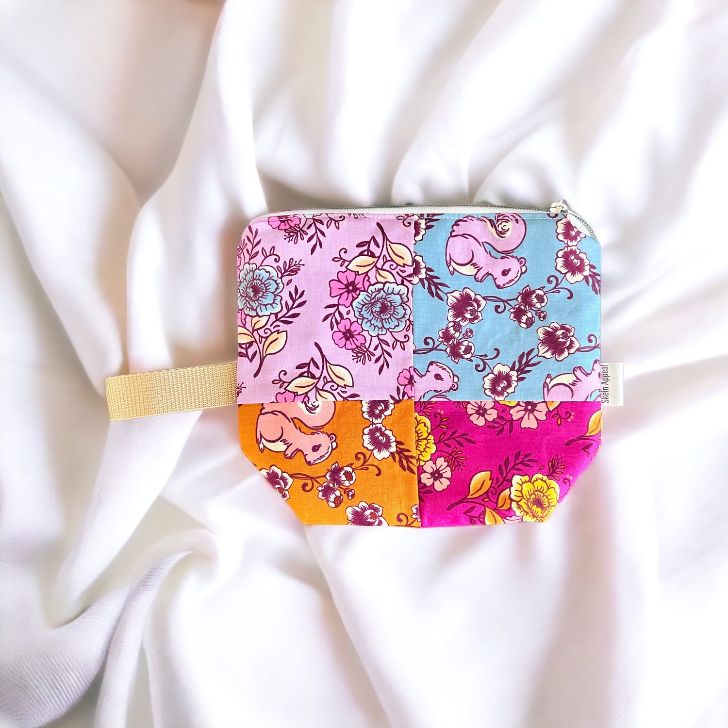 Sock Sized Project Bag- Patchwork - SkeinAppeal