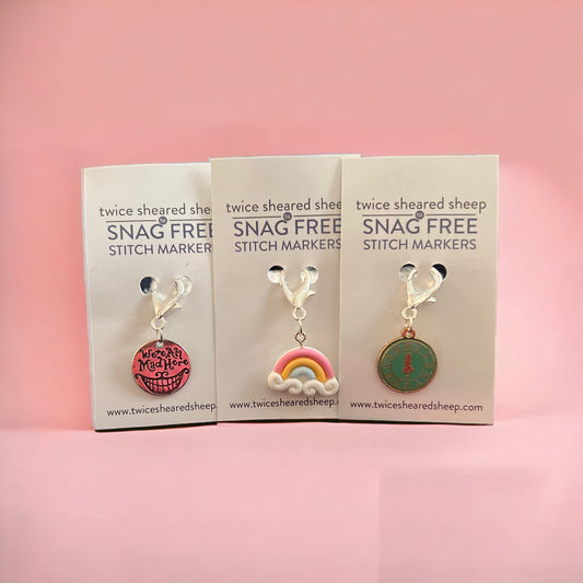 Stitch Markers -Twice Sheared Sheep - SkeinAppeal