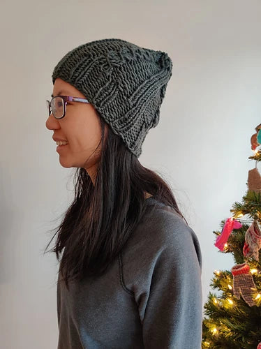 Ash Cable Beanie- Knitting Pattern - SkeinAppeal