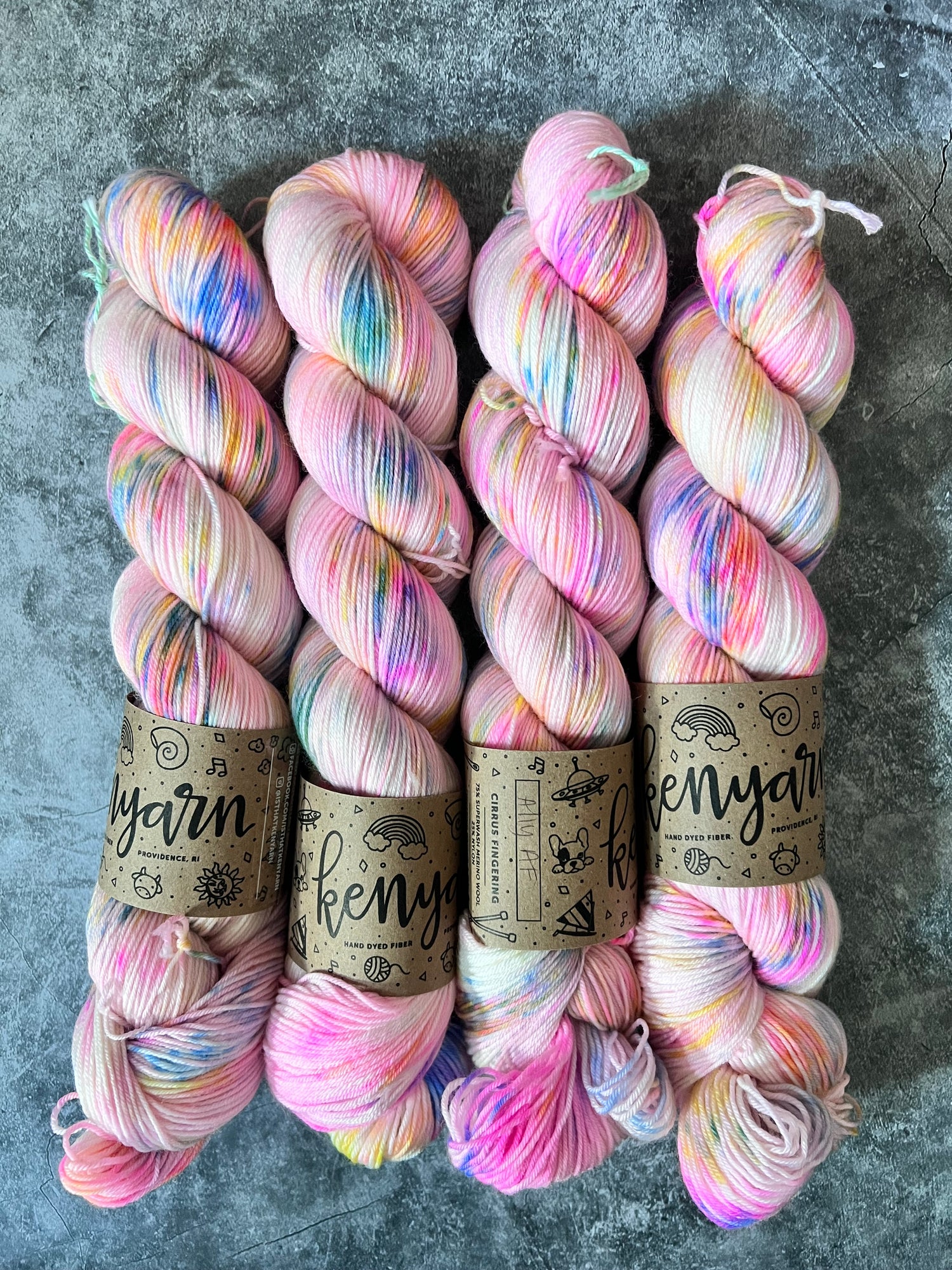KenYarn Cirrus Fingering 75/25 yarn - SkeinAppeal