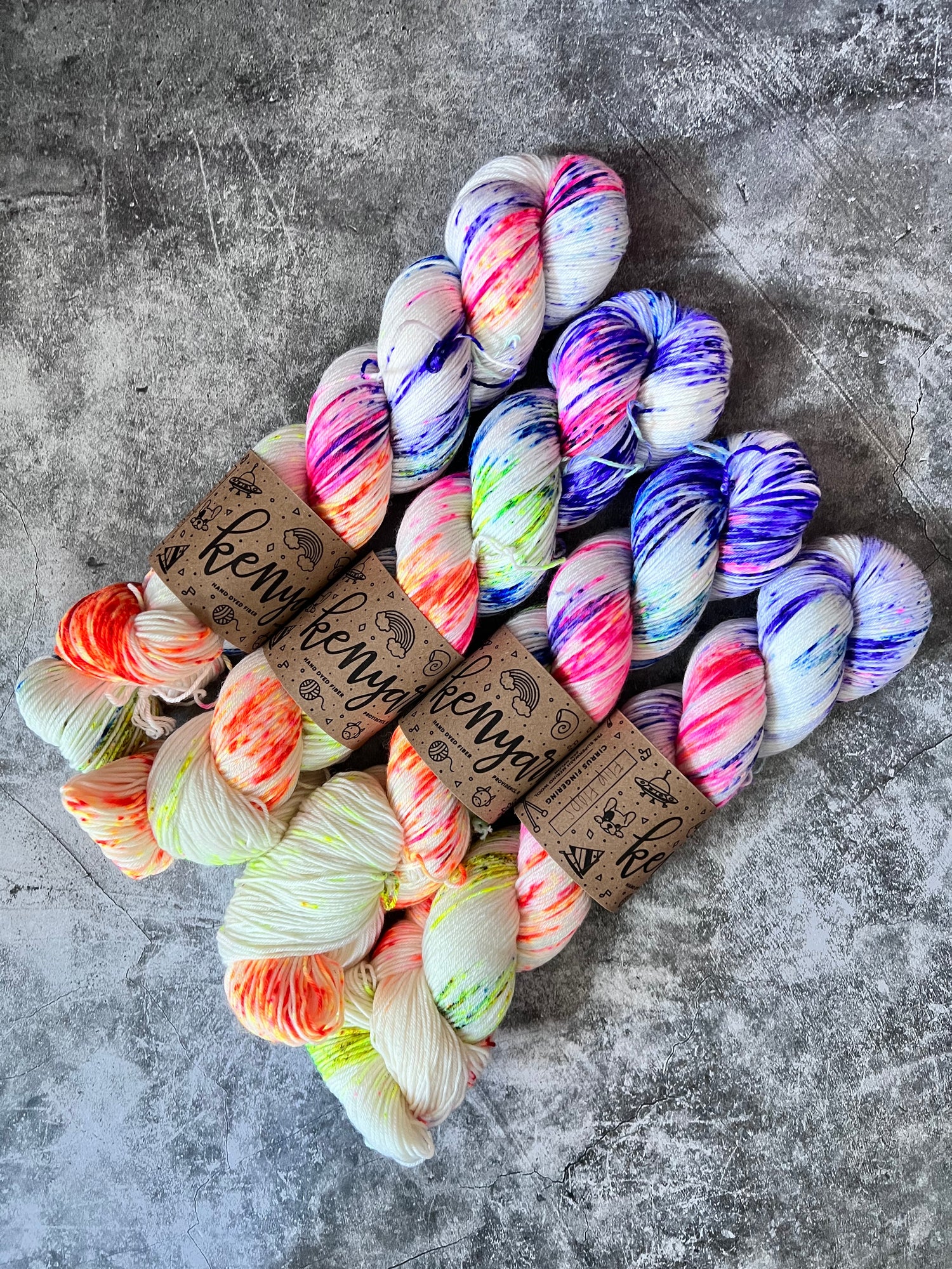 KenYarn Cirrus Fingering 75/25 yarn - SkeinAppeal