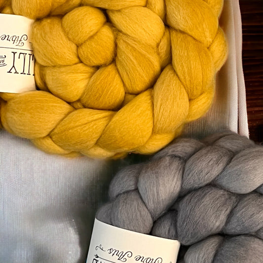 Lily & Pine Combed Top Roving - SkeinAppeal