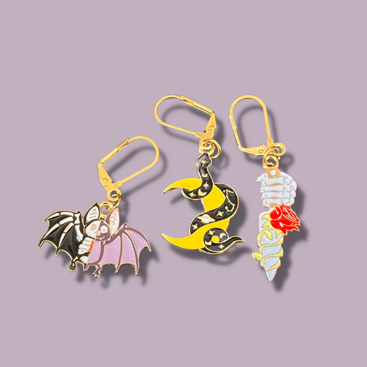 Halloween Stitch Markers/Progress Keepers - SkeinAppeal