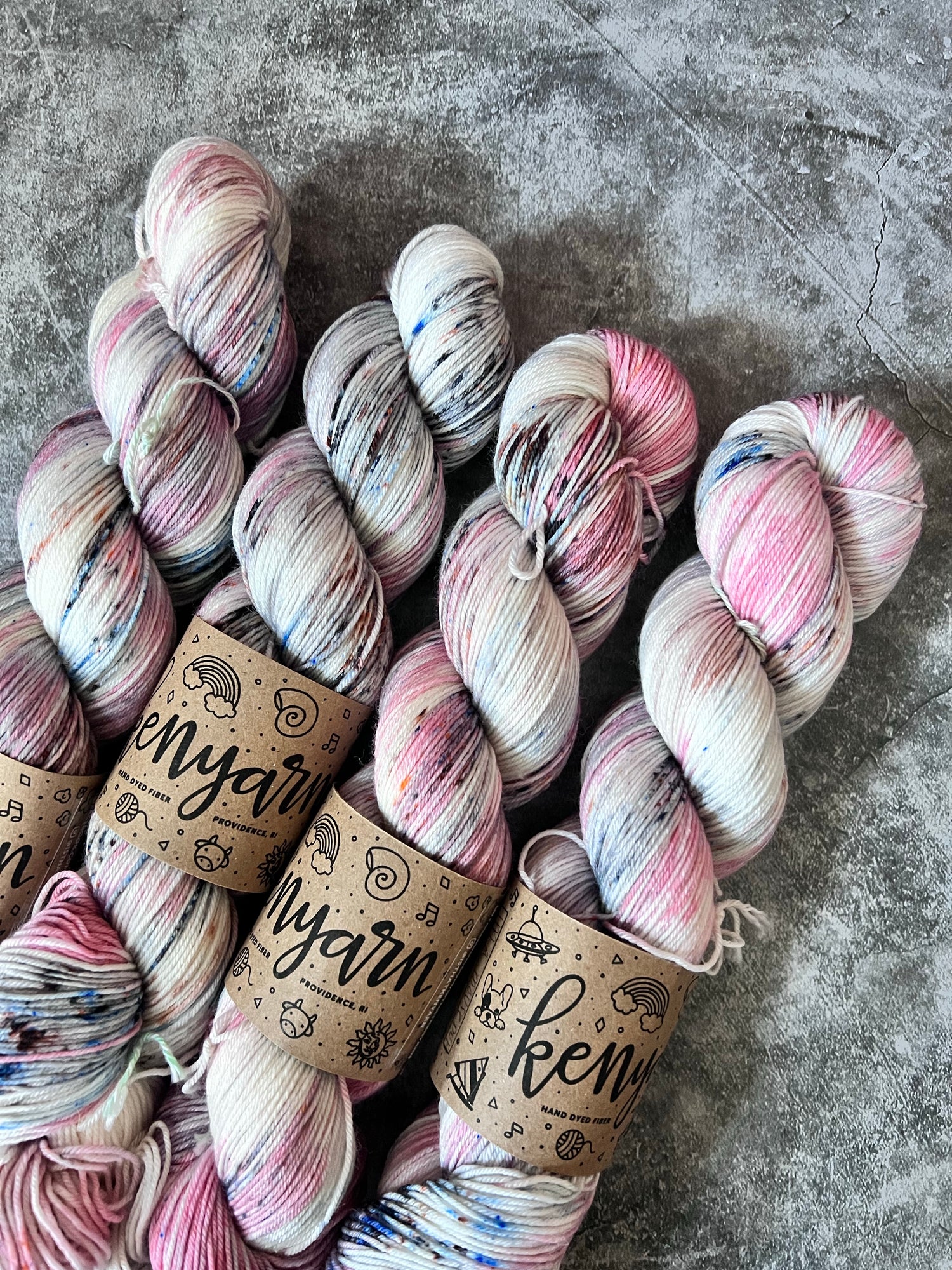 KenYarn Cirrus Fingering 75/25 yarn - SkeinAppeal